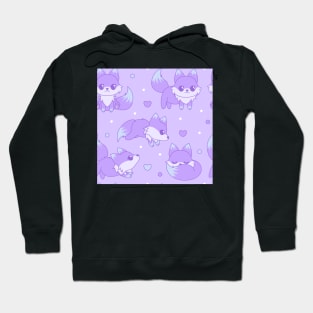 Purple Fox Galaxy Hoodie